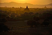 Bagan Myanmar. View from the terrace of Pyathada Temple. 